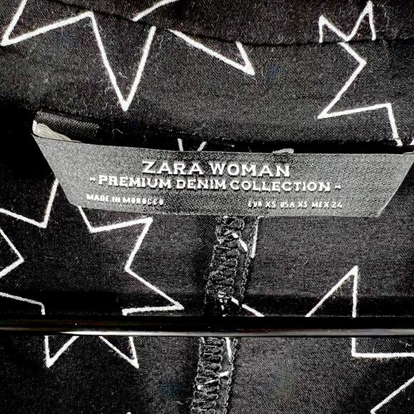 Zara Black Shift Collar Button Mini Dress Size XS Whimsygoth Grunge Twee Witchy - Picture 2 of 9